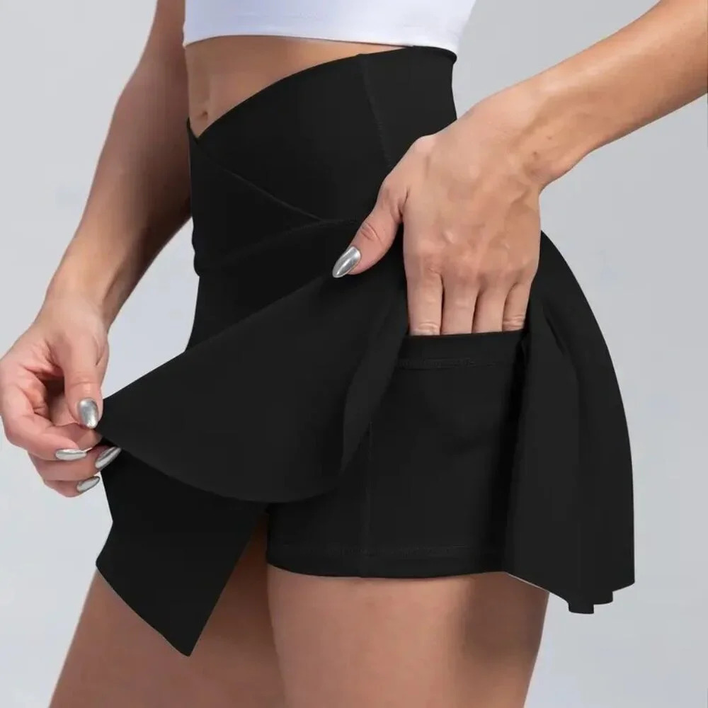 Cross Waist Yoga Skort